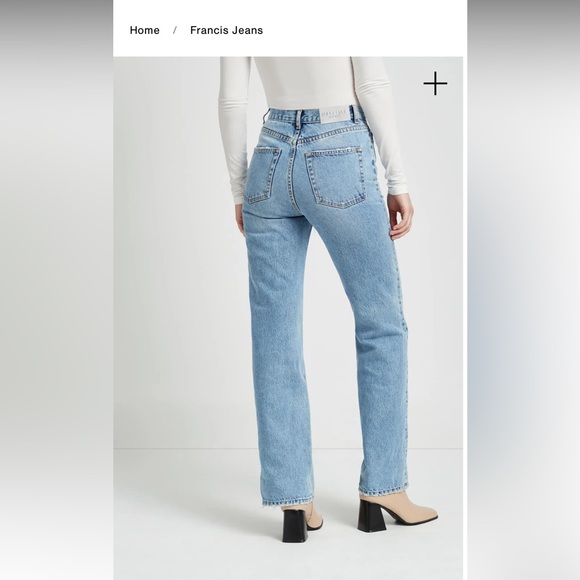 Marcella NYC - Francis Jean - Light Blue, 100% Cotton, Size 25 w/ 28” Inseam - Picture 2 of 15